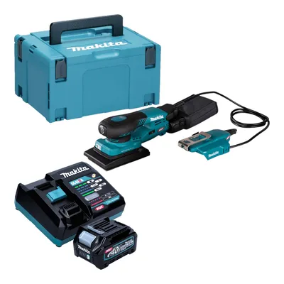 Image de Makita BO 005 CGD101 Ponceuse vibrante sans fil 40 V max. 80 x 130 mm course 3,0 mm Brushless + 1x batterie 2,5 Ah + chargeur + Makpac