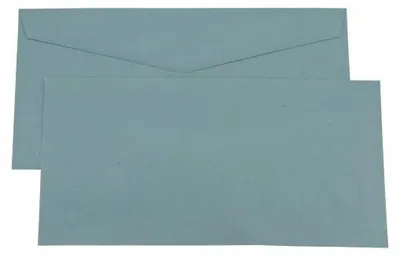 Produktbild von Kaenguruh DL Briefumschlag, nassklebend, Recycling blau 75 g