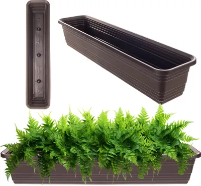 Obrázok produktu pre KADAX balkónový kvetináč 80 cm kvetináč moka