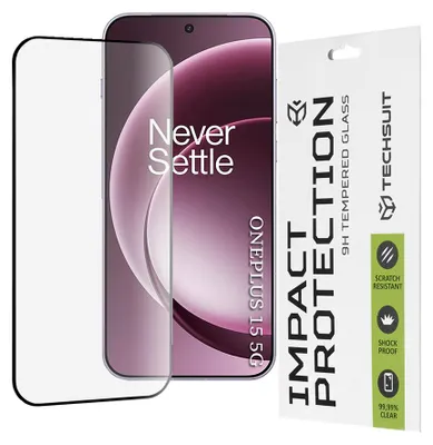 Produktbild von Techsuit Displayschutzfolie für OnePlus 15, Panzerglas, Full Glue