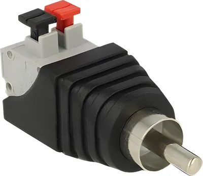 Immagine prodotto di Delock 65566 Adapter Delock Terminalblock 2Pin -> Cinch Stecker Drucktast
