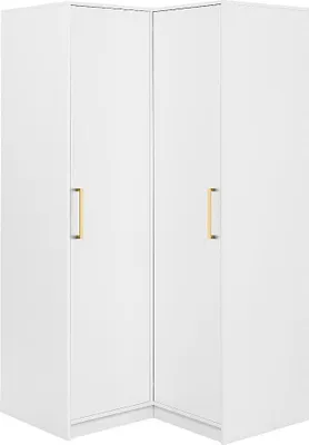 Produktbild von Vente-unique LIZANDRO, Weiß, Garderobe, 5 Regale, 2 Tür(en), Weiß, Partikelbord