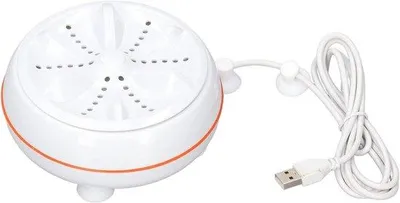 Productafbeelding van Kleine ultrasoon reinigingsmachine, USB, reiskoffer, wit