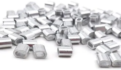 Image de Supports de câbles en aluminium pour Draad - 100 pièces