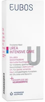 Productafbeelding van EUBOS Crème voor de droge huid met 5% ureum, gezichtscrème, 50 ml