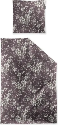 Produktbild von Irisette Flausch-Baumwolle Bettwäsche-Garnitur Zobel-HK 8558  Farbe mauve  155x220+80x80cm