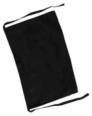 Obrázok produktu pre Unisex Short Solid Color Apron Kitchen Cooking Pub Cafe Waiter Waitress Black