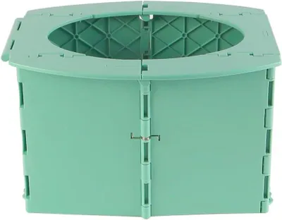 Produktbild von Portable Potty Faltbare Toilettensitz, Leichtgewicht, 14,5 x 12 x 5 cm, Für Camping