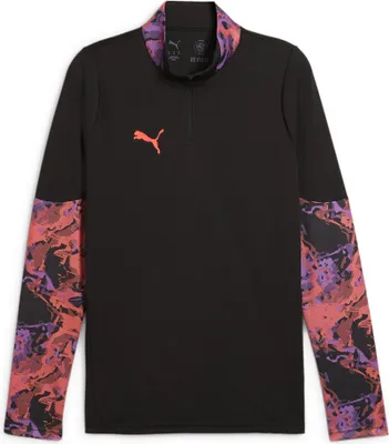 Image de Haut à col zippé Puma individualCUP 1/4 - noir, taille : M