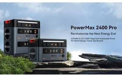 Productafbeelding van Draagbare Powerstation PowerMax 2400pro - 2400 W Vermogen - 2016 Wh Capaciteit