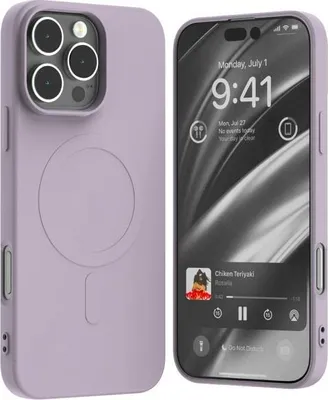 Productafbeelding van Mercury Magsafe, semi-siliconen hoesje voor iPhone 16 Pro Max, kleur: lila paars