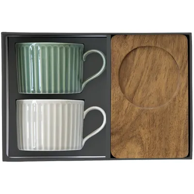 Image de Tasses et soucoupes en porcelaine Take A Break Design 4