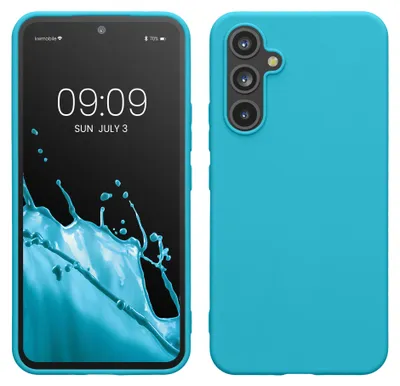 Produktbild von kwmobile Handyhülle für Samsung Galaxy A54 5G Hülle - TPU Case - Kabelloses Laden - Schutzhülle Cover in Cool Glacier