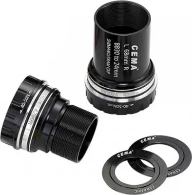 Produktbild von Cema Bb30 Stainless Steel Shimano Lagerschalen Silber 68/73 mm Silber 68/73 mm