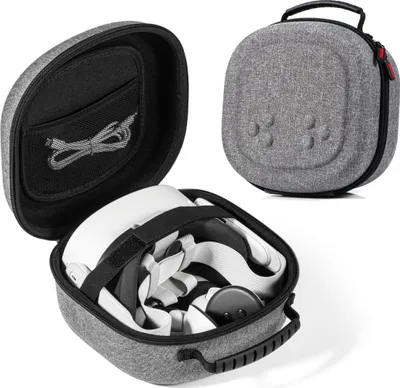 Produktbild von INF Meta Quest 3 Tragetasche – VR-Headset-kompatibel mit Quest 3S/3/2 & Vision Pro – Grau