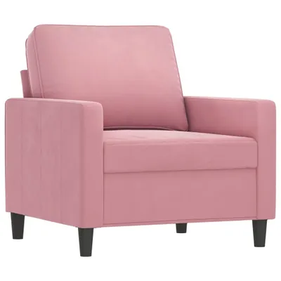 Produktbild von vidaXL Sessel Rosa 60 cm Samt