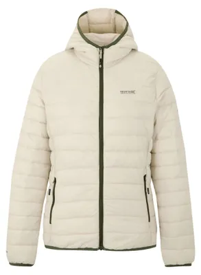 Imagen del producto de Chaqueta impermeable "Marizion" con capucha para mujer, modelo RG8942 (talla 38 europea), color amarillo vainilla claro