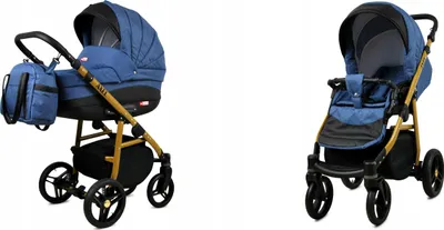 Immagine prodotto di BabyLux® Axel | Cat 2in1 Set | Jeans | Combi Cat | Cat Set | Buggy + Babyw