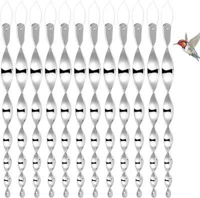 Image de Effarouchement des oiseaux Pigeons Étourneaux Moineaux Twister Spinning 12Pcs