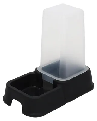 Image de Bol à eau et à nourriture, 1,5 l, gris