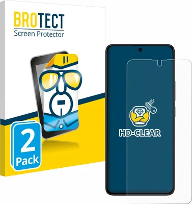 Produktbild von 2x Für Xiaomi Redmi Note 13 Pro 4G Schutzfolie BROTECT Displayschutz Display Schutz Folie Klar Transparent