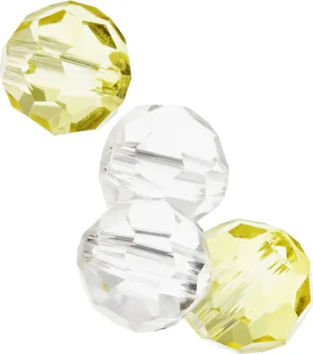 Produktbild von Westin Glass Beads - 20 Glasperlen, Durchmesser:4mm, Farbe:Transparent
