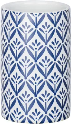 Produktbild von Famanu Halter für Zahnbürste und Zahnpasta - Keramik - Blau