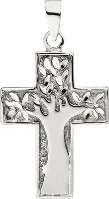 Produktbild von JOBO Anhänger Kreuz Baum 925 Sterling Silber Kreuzanhänger Silberkreuz