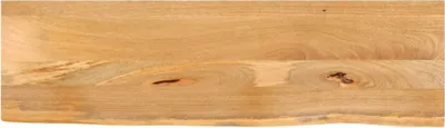 Immagine prodotto di Piano del tavolo SYFAX™ con bordo ad albero 120x20x2,5 cm in legno massiccio di mango