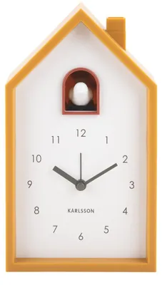 Produktbild von Karlsson Kuckucksuhr Wecker Alarm Clock Modern Cuckoo Ochre Yellow