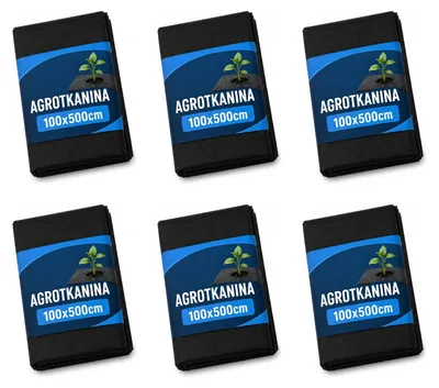 Produktbild von Unkrautvlies 1x5 m 6er Set – 30 m² Gartenvlies wasserdurchlässig, UV-stabil, Bodengewebe für Beet, Weg & Terrasse