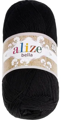 Produktbild von Garn BELLA – 100 g / 360 m – Schwarz