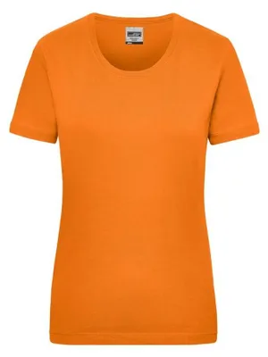 Produktbild von James and Nicholson - T-Shirt für Damen - Arbeit LT2696 (S) (Orange)