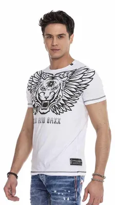 Produktbild von CT644 Herren T-Shirt mit trendigem Frontprint