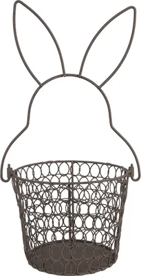 Immagine prodotto di Cesto portaoggetti Clayre & Eef Ø 15x34 cm Marrone Metallo Coniglio