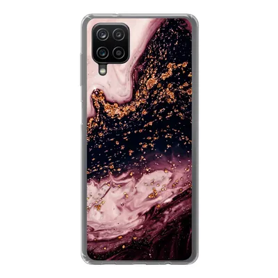 Produktbild von MuchoWow® Handyhülle Schutzhülle Hülle für Samsung Galaxy A12 Marmor - Natursteine - Mineralien Silikon Softcase Handy Hülle - Bild