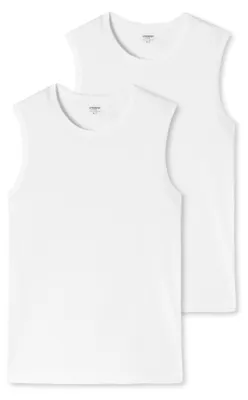 Produktbild von Schiesser Herren 2 er Pack Tank Top Rundhals Gr. XXL  weiss