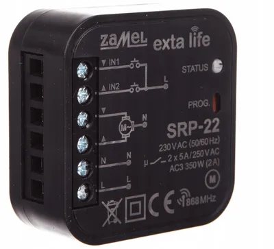 Produktbild von Funksteuerung für Rollläden, Wandeinbau, bidirektional, Typ: SRP-22