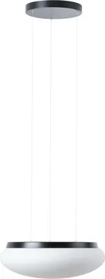Produktbild von OSMONT ARA67494 ARAKIS LE3 Hängeleuchte aus Glas, schwarz/weiß, Schutzart IP40, 3000 K, 24 W LED