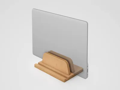 Produktbild von Laptopständer vertikal, platzsparend, für Notebooks, für das Homeoffice