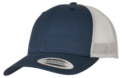 Immagine prodotto di Classic - Cappellino trucker bicolore FK1772 (taglia unica) (blu navy/argento)