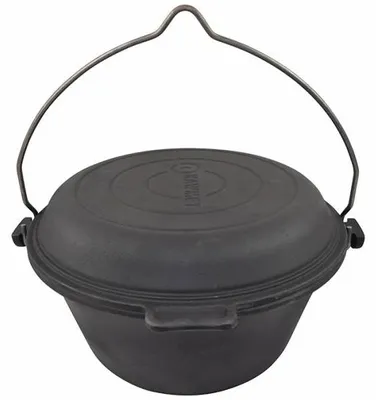 Produktbild von KAWMET Gusseisentopf 9l + Pfanne 2in1