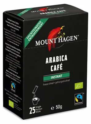 Image de Café arabica instantané - décaféiné 25 sticks 50g