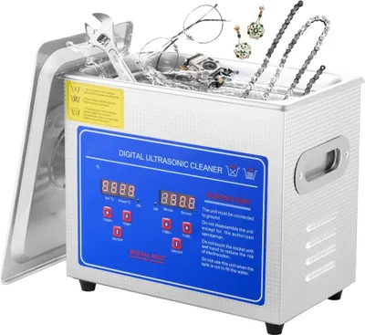 Zdjęcie produktu dla Myjka ultradźwiękowa JPS-20A - Myjka 3L - Myjka ultradźwiękowa ze stali nierdzewnej z cyfrowym wyświetlaczem do biżuterii