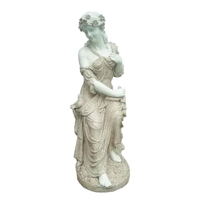 Produktbild von Gartenfigur Statue Skulptur Teichfigur Garten Frau Griechische Göttin Steinoptik