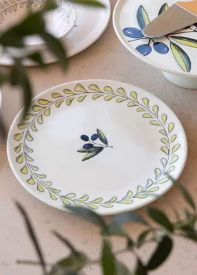 Produktbild von Hermia Concept, Hochwertiges Dessertteller-Set (6 Stück), 19 cm, 100% Keramik | Spülmaschinenfest, nicht mikrowellengeeignet | Ideal für festliche Anlässe und elegante Tischdekoration.