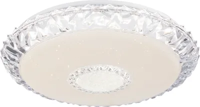 A close-up studio shot of a ceiling light fixture.