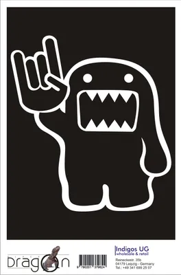 Produktbild von Aufkleber / Autoaufkleber - JDM / Die cut / Auto / OEM - Heavy Domo - 120x110 mm pink - Heckscheibe / Heckscheibenaufkleber