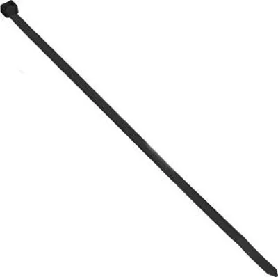 Immagine prodotto di Fascette, nere, resistenti ai raggi UV, larghezza 3,6 mm, lunghezza 200 mm, 25 pezzi.