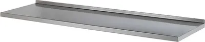 Productafbeelding van Bartscher roestvrijstalen wandplank | Hoogte x Breedte x Diepte 2,7x100x35,5 cm | Draagvermogen 120 kg | Zonder consoles en verstelbare rails